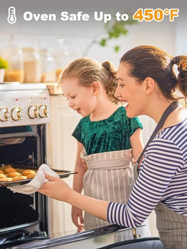Image of Parchment Paper Baking Sheets 9 x 13 Inch | Precut Non-Stick Unbleached Baking Paper for Baking, Air Fryer, Grilling, Steaming, Bread, Cookies & Cupcakes (200 Pcs)