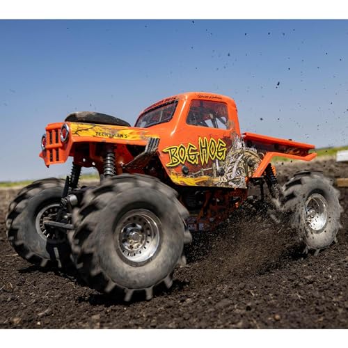 Image of Losi RC Crawler LMT 4 Wheel Drive Solid Axle Mega Truck Brushless RTR Batteries and Charger Not Included Bog Hog LOS04024T2