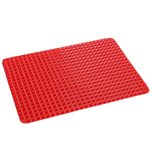 Topgrowth Barbecue Stuoia della Griglia, Alimento-Grado Silicone Non-Stick BBQ Grill Stuoie di Cottura,Riutilizzabili e Facile da Pulire