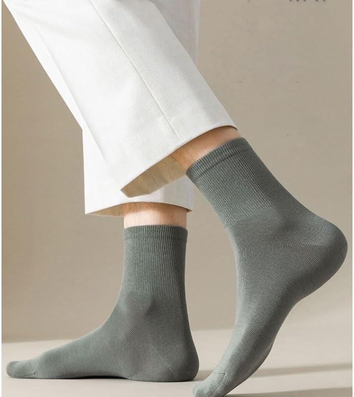 Men's Spring Autumn Seasonal Styles Socks Mid-tube Cotton Sockss Versatile Socksing
