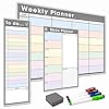 The Magnet Shop #1 Magnetische Whiteboard Planner Pack/Custom Dry Erase Set – Wekelijkse Planner, Mijn Lijst…