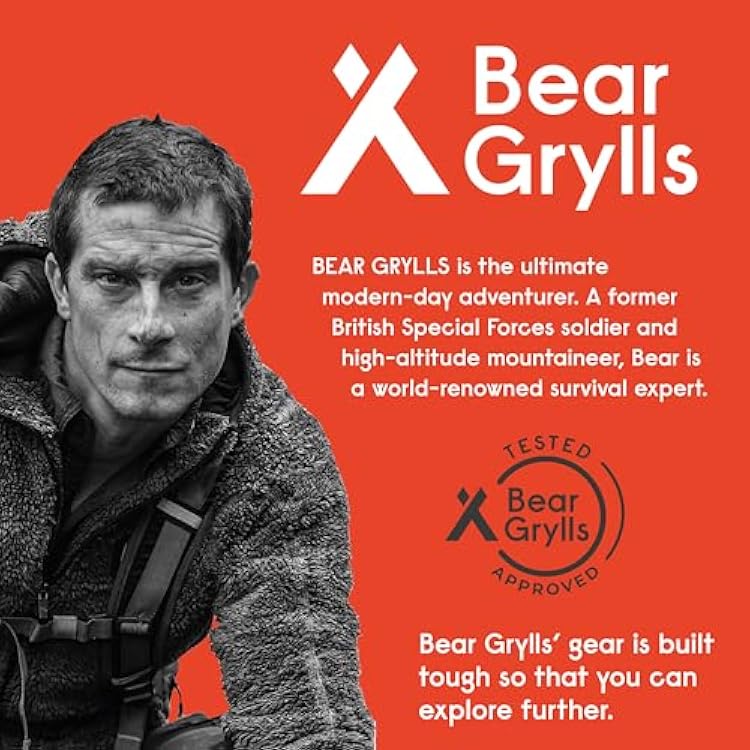 Bear Grylls Inflatable Camping and Backpacking Pillow - Black