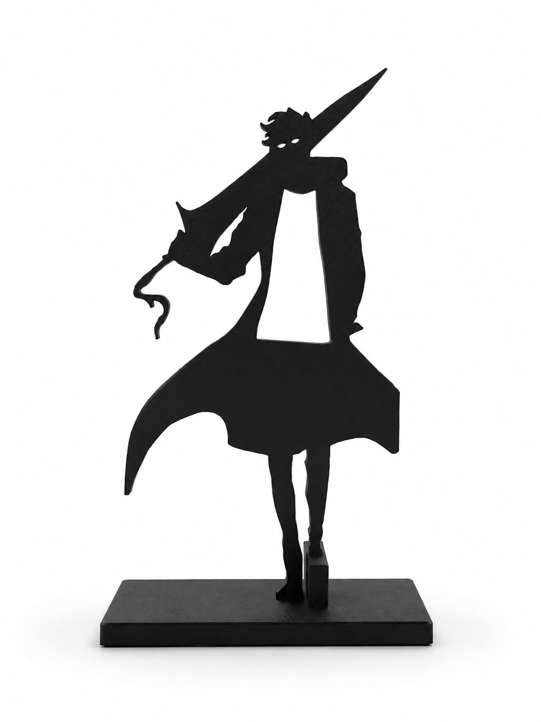 Sung Jin Woo Solo Leveling Wall Art & Tabletop Decor | 3D Printed Anime Silhouette Display | Desk Decoration | Manga Collector Gift | Home Office Shelf Display | Black Modern Anime Decor-image-14