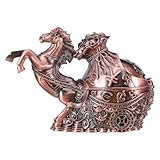 Utilisations multiples : compact et spacieux, il sert de cendrier pour les fumeurs à l’intérieur comme à l’extérieur, offrant un cendrier portable pour cigares sur une terrasse ou au bureau. (remarque : cendrier en forme de cheval)