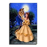 Beauty and The Beasts Poster Decorative Painting Canvas Wall Art Living Room Posters Bedroom Paintin