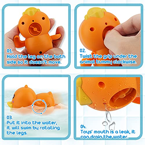image for Dwi Dowellin Bath Toys for Toddlers, Magnetic Fishing Games Kids Batht
