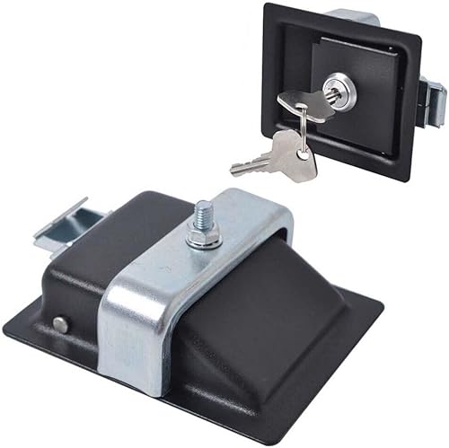 Miniatura 9 de VICASKY Caja de remolque cerradura de puerta auto accesorios coche accesorio coche carga remolque bloqueo viaje remolque accesorios rv carga