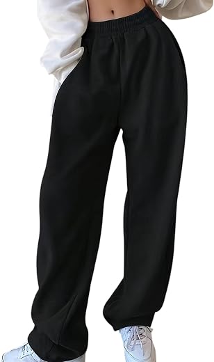 TRUFFLEGUM Solid Cotton Blend Women Sweatpants Athleisure Track Pant Joggers