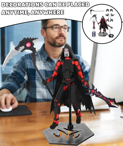 Image of Dummy 13 Action Figure, Fully Articulated Robot Toy for Collectors, Desktop Decoration with Dynamic Posing, Creative Display for Home and Room Decor.