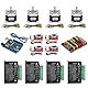 Twotrees 5628-8.0 Schrittmotorsatz,CNC Controller Kit mit Nema 23 Schrittmotor 8.0, TB6600 Schrittmotortreiber, GRBL CNC Shield Board, Switch Endstop