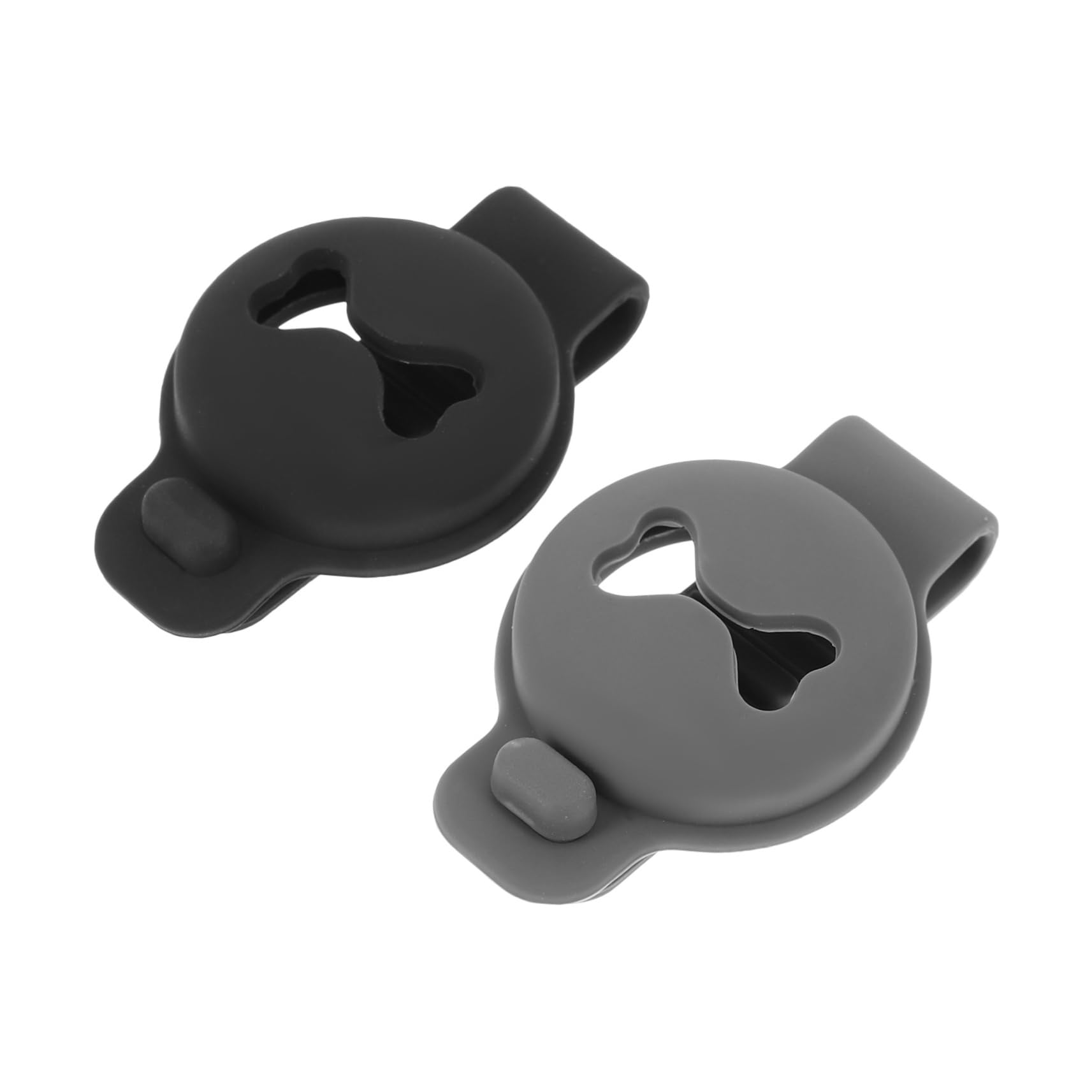 KICHOUSE 2pcs Scratch Cases Lightweight Sleeves for Dogs Cats Creative Design Black and Grey Firmly Lost Real Tracking