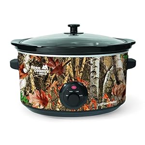 Open Country SC-8017 Slow Cooker, 8 quart, Woodland Birch Camo