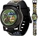Ninja Turtles Kids' Digital Watch with Pop Open Top/Casing, Flashing LED Lights, Black Strap - Official TMNT Characters on The Top, Safe for Children - Model: TMN4205