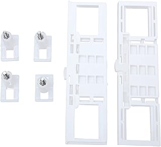 DOITOOL 2 Sets Toilet Seat Screw Toilet Parts Toilet Seats Toilet Cover Seat Toilet Fixing Accessories Toilet Fixing Screws Tops Toilet Screws Tops Toilet Seat Screws Universal Bolts White