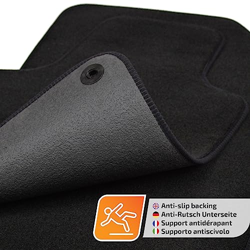 Tapis de sol en velours de qualité supérieure pour Ford Focus 3 protection sur mesure noire