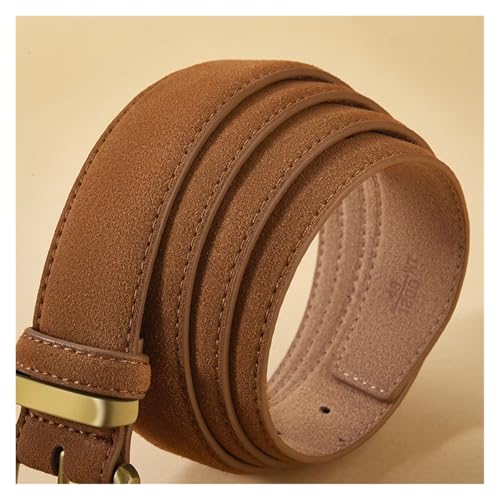 Fashion Suede Cowhide Women‘s Belts Genuine Leather Metal Buckle Women Belt Matched Dress Jeans Skinny Girdle3