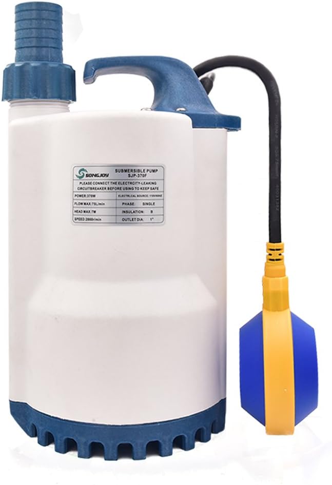 1/2 HP Submersible Sump Pump 2250GPH Utility Water Pump with Float Switch For Swimming Pool Pond Basement Drainage Garden Irrigation Water Transfer