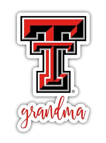Texas Tech Red Raiders 4 Inch Proud Grandma Decorative Decal Officially Licensed Collegiate Product
