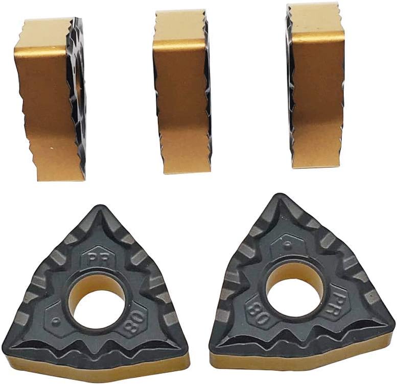 10pcs GBJ WNMG432-PR WNMG080408-PR ZM25 Carbide Insert CNC Lathe Turning Blade WNMG080408 MA Turning Tool for MWLNR Turning Tool Holder (10pcs(Boxed))