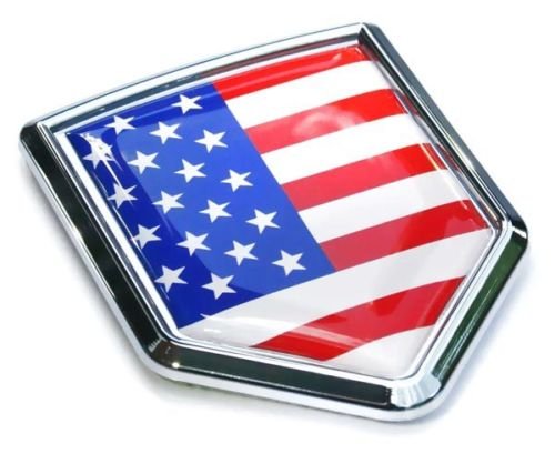Usa Flag Car Chrome Emblem Badge Decal 3D Auto Bumper Sticker American #TOP8