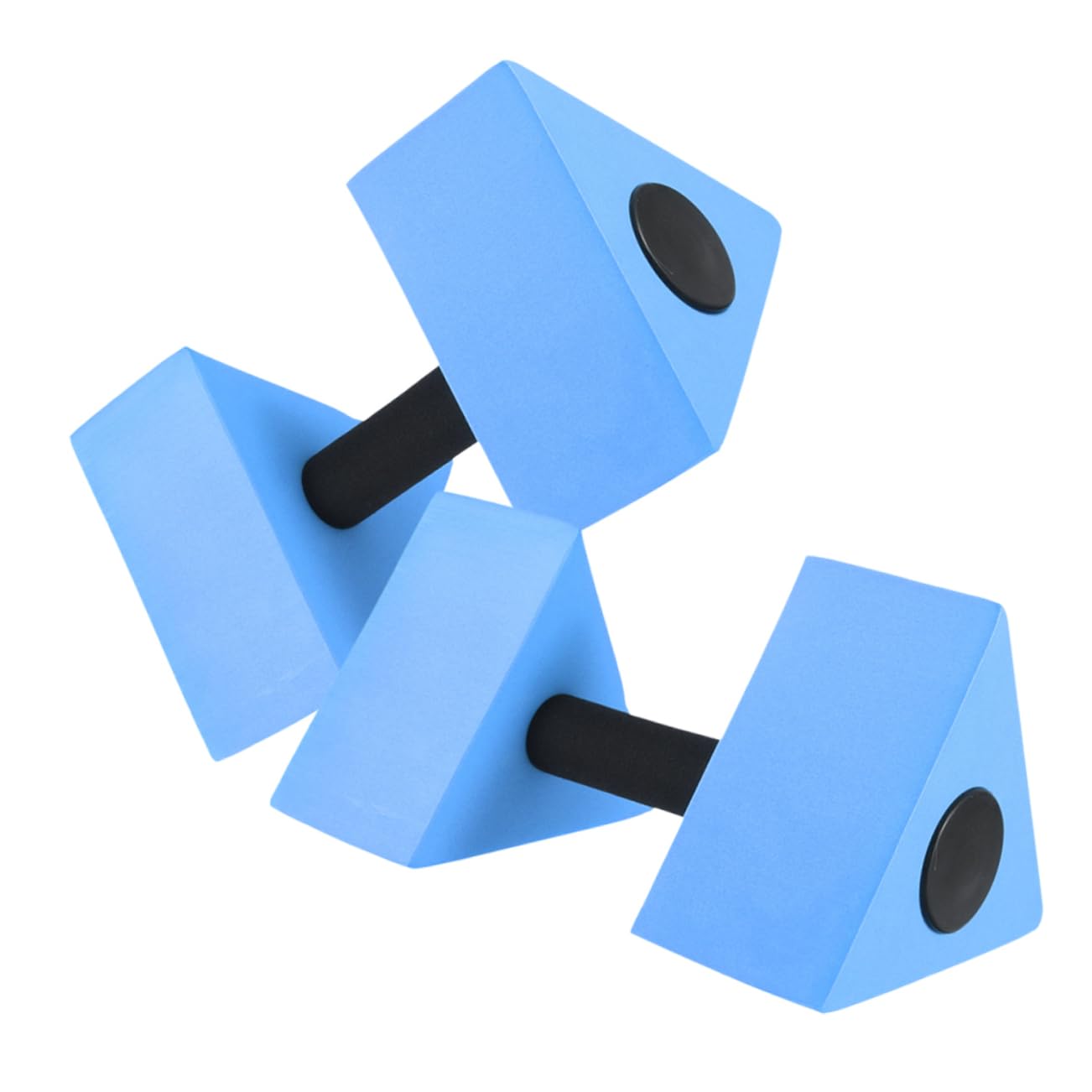 POPETPOP 2pcs Water Dumbbells for Pool Exercise Eva Aquatic Workout Weights for Full Body Muscle Training Portable Water