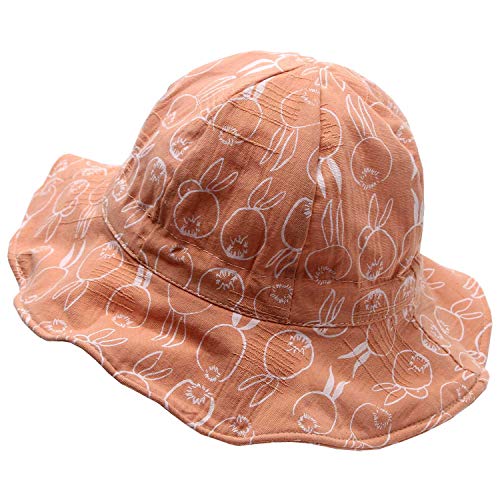 Baby Sun Hat Adjustable - Outdoor Toddler Swim Beach Pool Hat Kids UPF 50+ Wide Brim Chin Strap Summer Play Hat