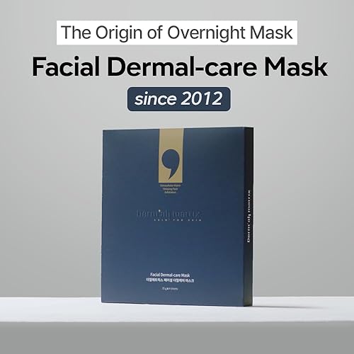 Miniatura 2 de DERMALL MATRIX  Cuidado cutáneo facial diario (1.23 ozhoja) Paquete de máscara nocturna, levantamiento e hidratación, calmante, exfoliante,