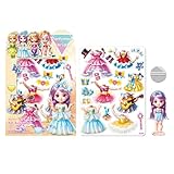 Puppen zum Anziehen aus Papier – Kreatives Mode-Spiel | Puppen in Papiermodus, manuelle Aktivität für Kinder, Lernspiel, Papier, kreatives Spielzeug für Kinder, zum Dekorieren von Papier