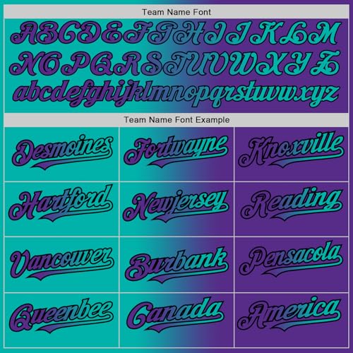 Custom Softball Jerseys Team Uniforms for Men Women Youth Boys, Personalized Gradient Baseball Shirts Stitched Name miniatura 4