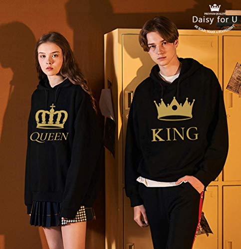 Daisy for U Coppia di felpa con cappuccio King