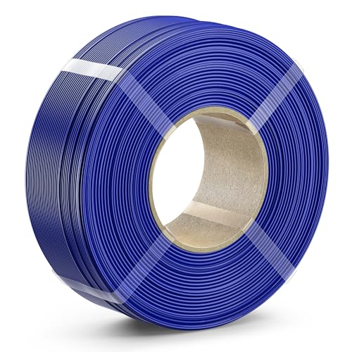 PETG Filament 1.75mm, 1kg(2.2lbs) SUNLU Refill 3D Printer Filament, 1.75mm Dimensional Accuracy +/- 0.02mm, Digital Blue F-petg-1kg-refill-blue