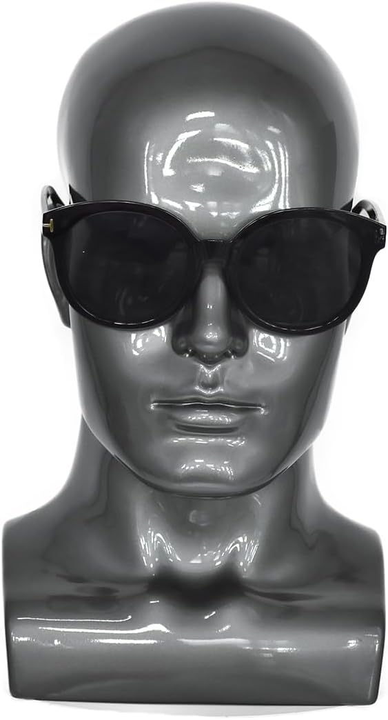 PVC Male Mannequin Head Professional Manikin Training Head for Display Headphone Game Console Hats Wigs Jewellery Glasses Facemask Caps Model Head (L90hh)