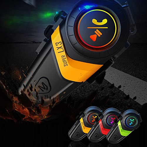 Casque de moto BT5.0 étanche avec kit d'intercom et réduction bruit
