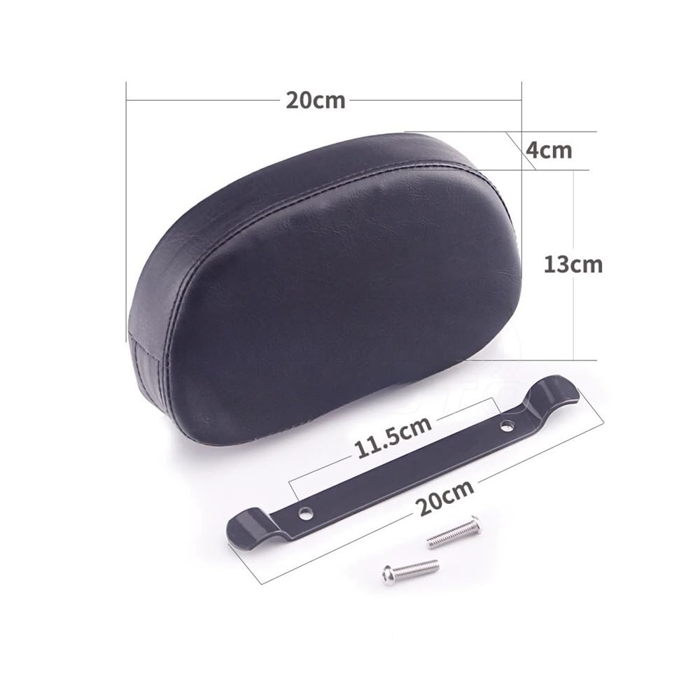 Moto Schienale Sedile Kit Cuscino Schienale Sissy Bar Posteriore Cuscino Passeggero Per H&arley Per Softail Custom Springer FXST FXSTC FXSTB Per Fat Boy FLSTF