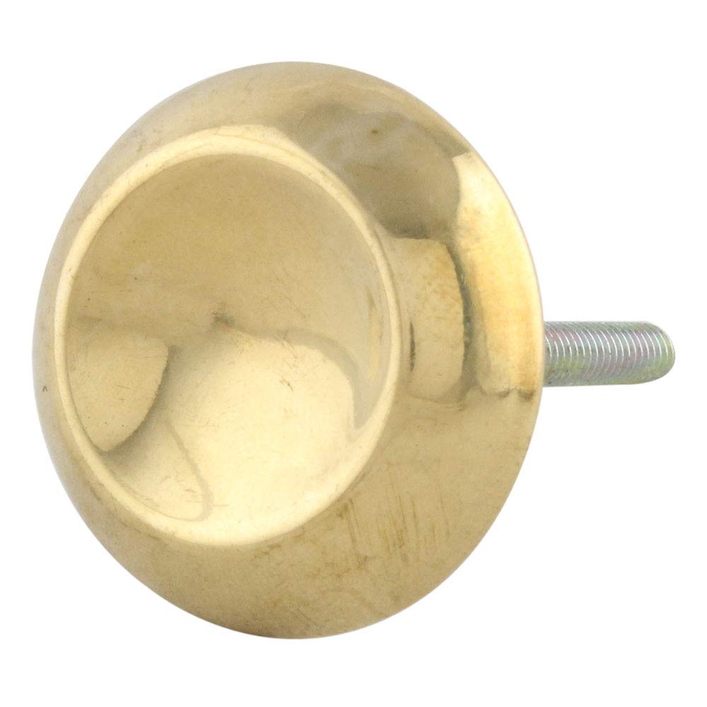 Indian-Shelf 4 Piece Gold Knobs -Brass Door Nob - Round Big Door Handle - 3.81 cm Handle Pulls (B07Q3SBR17) Amazon Price History, Amazon Price Tracker