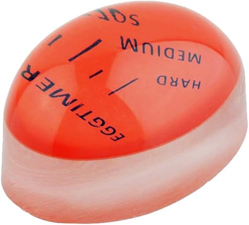 Egg Timer for Boiling Eggs, Soft and Hard Boiled Egg Timer Color Changing Egg Timer Reusable Egg Timers Kitchen Gadget, Color Changing Indicator for