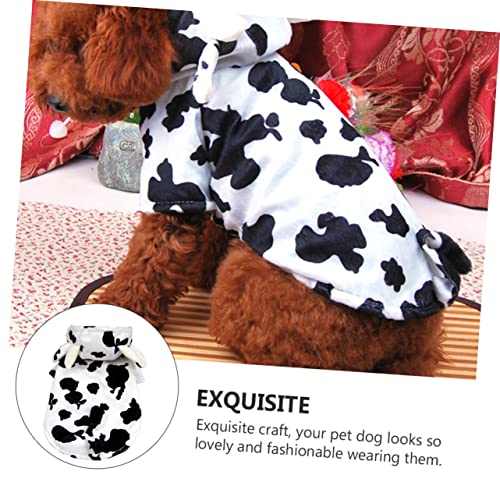 Disfraz para perro con diseño de vaca tamaño L miniatura 6