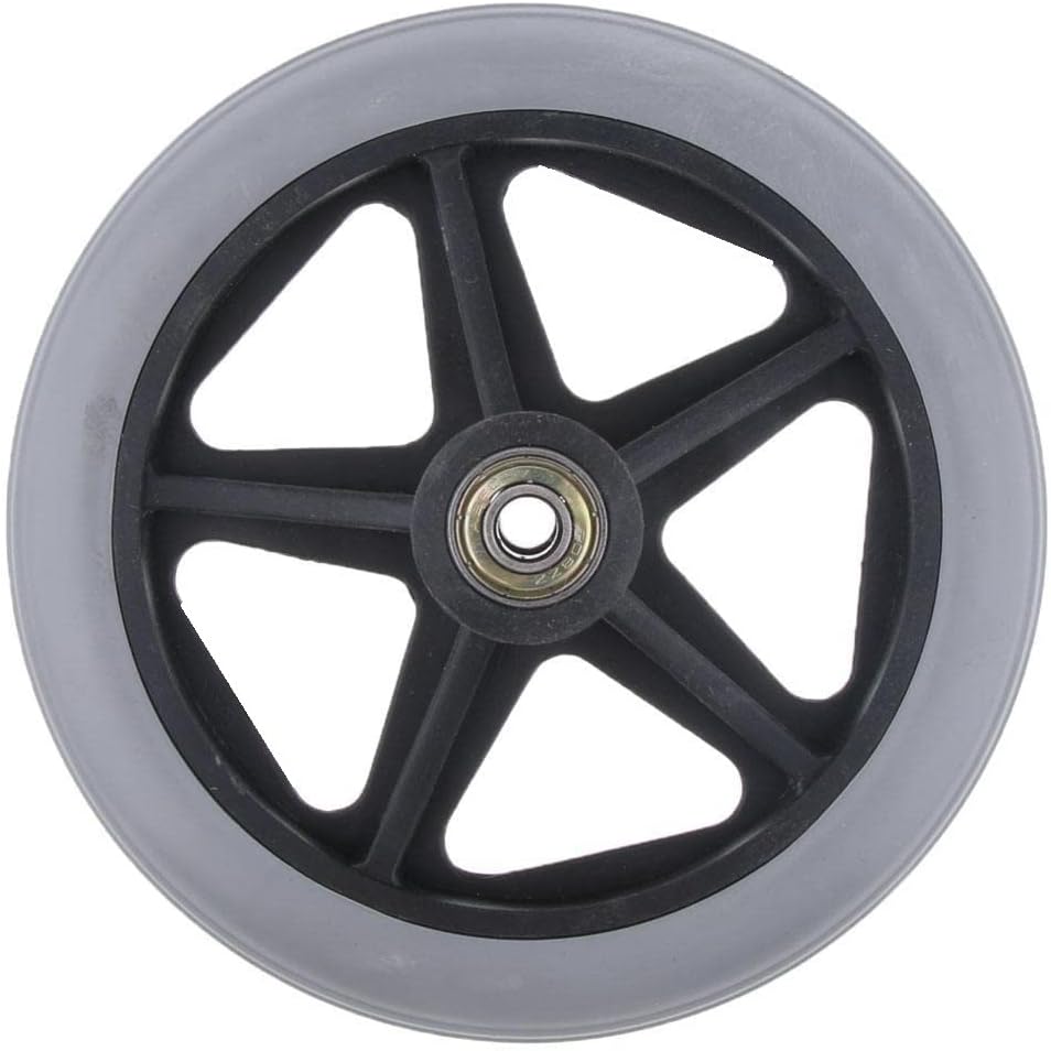 Walker Rollator Replacement Wheel (1) Grey Tire (HL320W (Rear)) : Health & Household