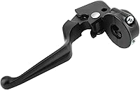 Vista 5 de M MATI Palanca de embrague y soporte de percha de montaje con conjunto de soporte negro para Harley Davidson Sportster 883 1200 Softail Dyna Electra