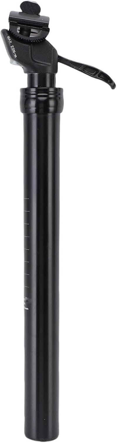 Bike Suspension Seatpost 30.9mm,Aluminum Alloy Shock Absorber Dropper Post, 150mm Travel Cycling Comfort Seat Post for Mountain Urban Bikes