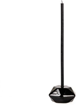 Danilovo Taper Candle Holder - Handcrafted, Sturdy Ceramic Thin Candlesticks Holder - Ideal Luxury Black Home Decor for Any Occasion