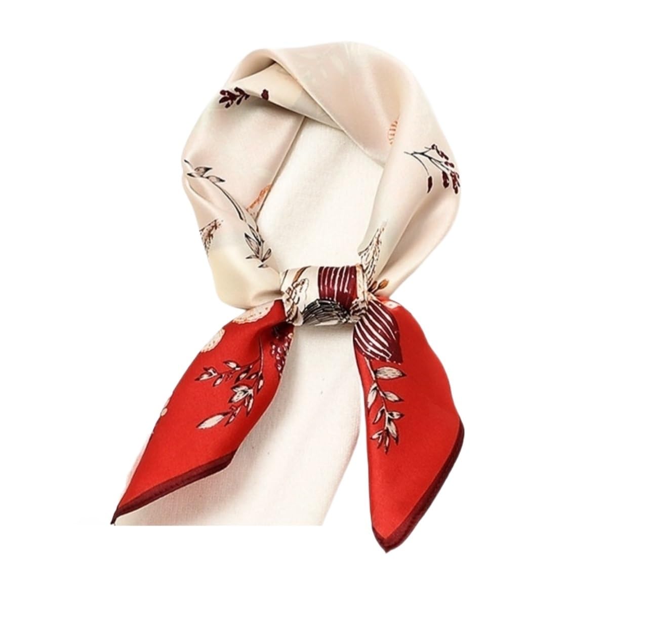 Sciarpa Sciarpe Di Seta Da Donna Sciarpa Leggera Quadrata In Raso Di Seta Primavera Autunno Scialle