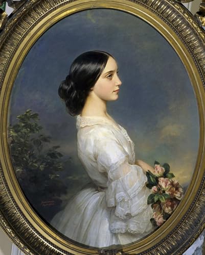 Affiche toile Carmen Ida Aguado par Winterhalter pour sublimer votre salon de style bourgeois