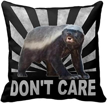 Honey Badger Dont Care Pillow Case