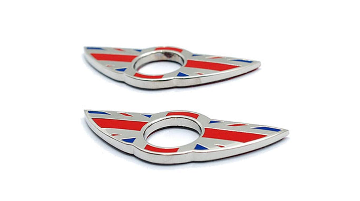 Mini Cooper Lot De 2 Anneaux Emblèmes De Serrure De Porte Compatibles Jantes Alu 17 Pouces