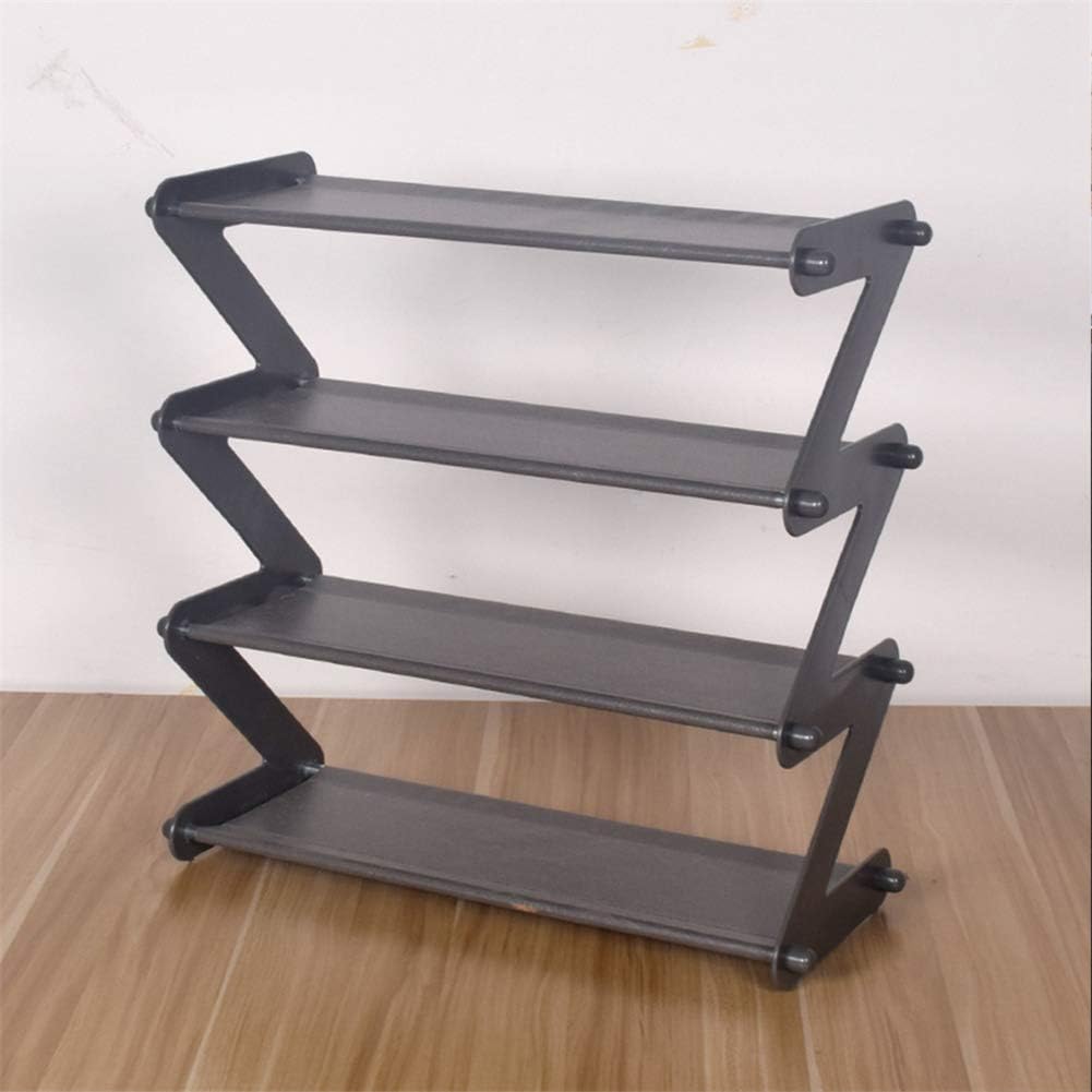 Multi-Layer Elegantly Stainless Steel Assembled Shoe Rack Foldable Slippers Organizer High Heels Storage Holders Great Gift for Holidays Christmas