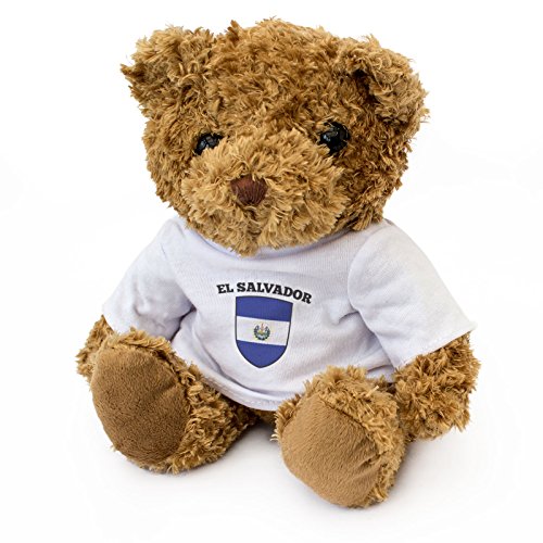 Ours en peluche drapeau Salvador idée cadeau originale culture