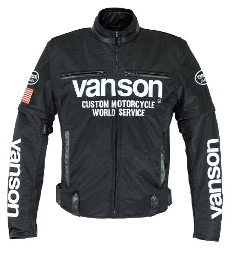 VANSON メッシュライダースジャケット XL VS17101S 51fIfLo1dML.jpg