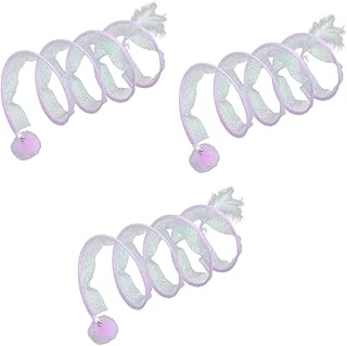 Balacoo 3 Pçs Túnel De Gato Dobrável Túnel De Gato Dobrado Brinquedo Para Animais De Estimação Túnel De Gato Dobrável Gato Jogando Brinquedos Brinquedo De Túnel Para Gatinho Túneis De