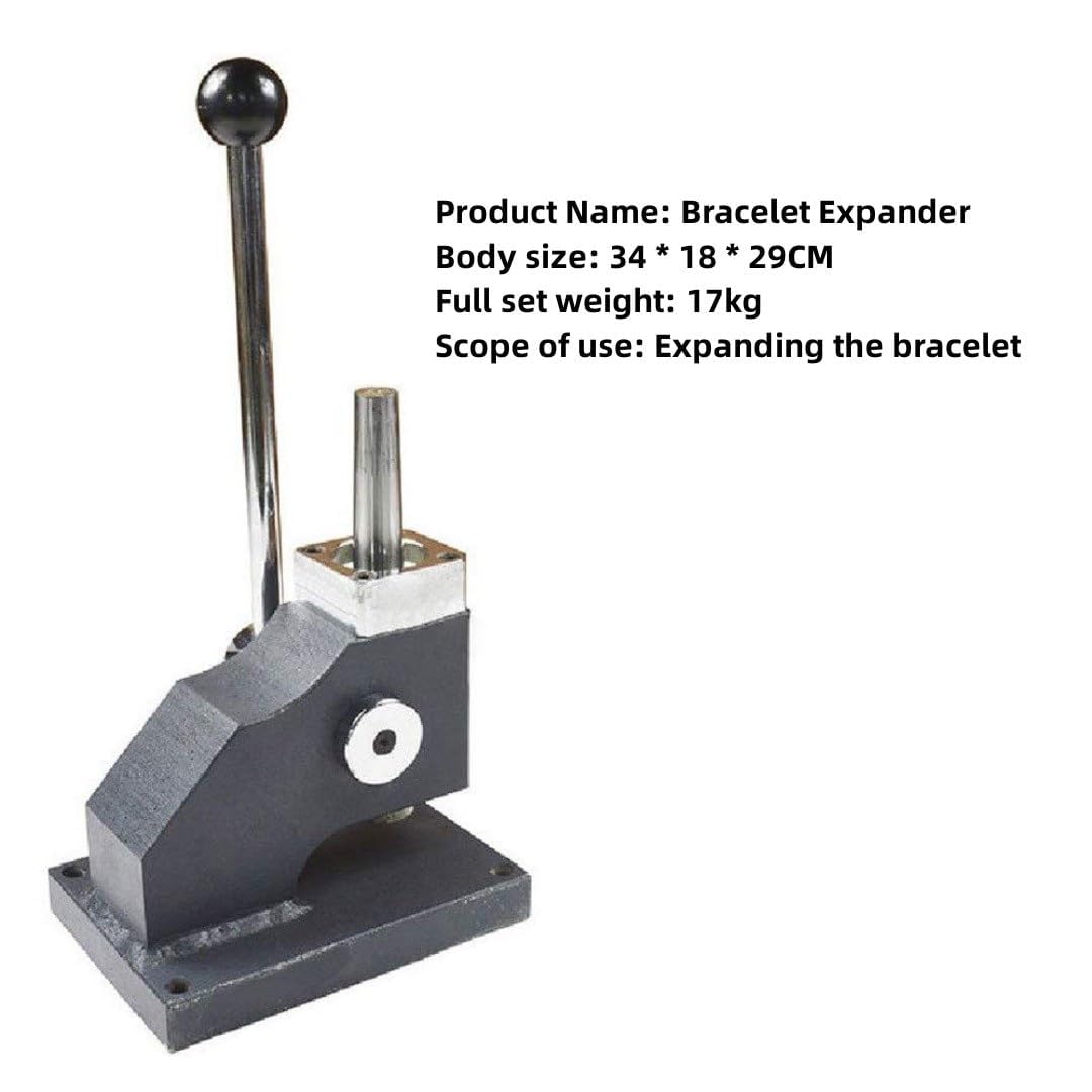 Outil d'extension de bracelet manuel réglable avec plusieurs matrices pour redimensionner et réparer des bijoux